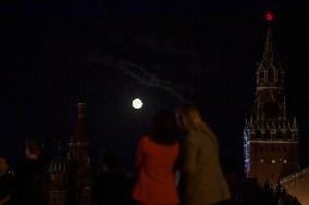 RUSSIA-MOSCOW-FULL MOON