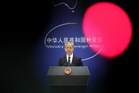 Chinese Foreign Ministry spokesman