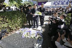 Memorial service for victims of 1923 massacre of Koreans in Japan