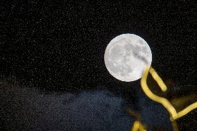 Supermoon Appear in Congjiang