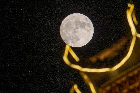 Supermoon Appear in Congjiang