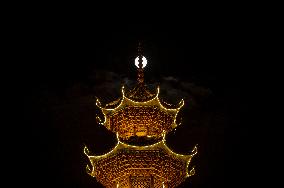 Supermoon Appear in Congjiang