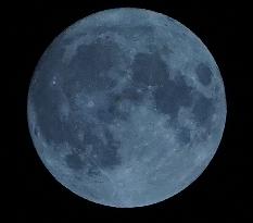 Super Blue Moon Rises Over Ajmer - Rajasthan