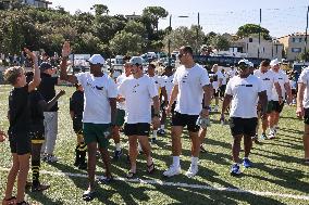 South African Rugby Team Training Session - Corsica