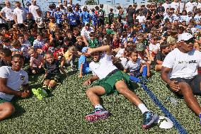 South African Rugby Team Training Session - Corsica