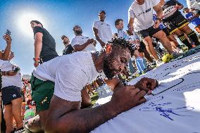 South African Rugby Team Training Session - Corsica