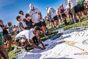 South African Rugby Team Training Session - Corsica