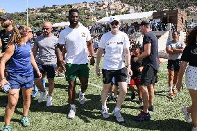 South African Rugby Team Training Session - Corsica