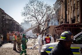 SOUTH AFRICA-JOHANNESBURG-FIRE-DEATH TOLL