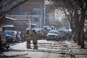 SOUTH AFRICA-JOHANNESBURG-FIRE-DEATH TOLL