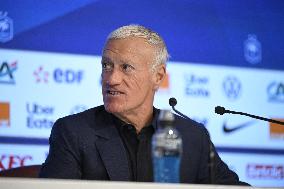 Didier Deschamps Press Conference - Paris