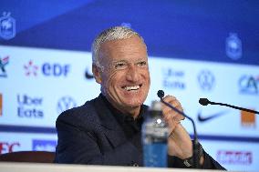 Didier Deschamps Press Conference - Paris