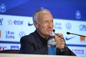 Didier Deschamps Press Conference - Paris