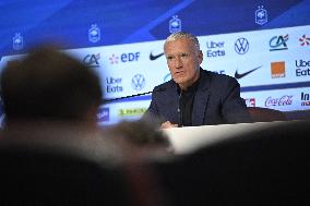 Didier Deschamps Press Conference - Paris