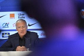Didier Deschamps Press Conference - Paris