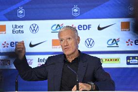 Didier Deschamps Press Conference - Paris