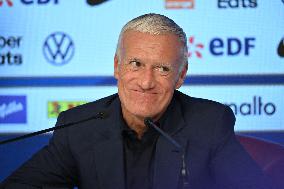 Didier Deschamps Press Conference - Paris