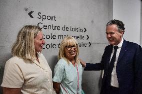 Ministerial Visit To Gennevilliers