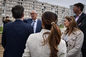 Ministerial Visit To Gennevilliers