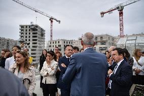 Ministerial Visit To Gennevilliers