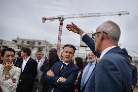 Ministerial Visit To Gennevilliers