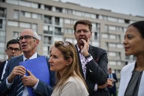 Ministerial Visit To Gennevilliers