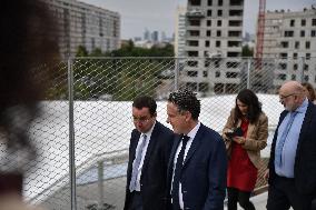 Ministerial Visit To Gennevilliers