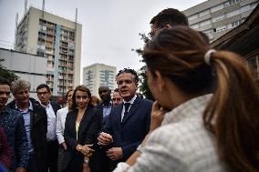 Ministerial Visit To Gennevilliers