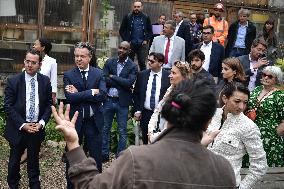 Ministerial Visit To Gennevilliers