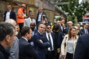 Ministerial Visit To Gennevilliers