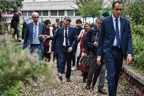 Ministerial Visit To Gennevilliers