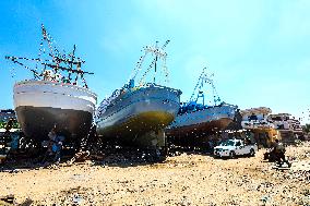 EGYPT-DAMIETTA-SHIPBUILDING