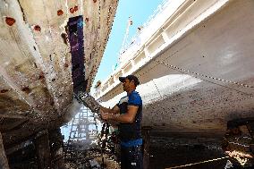 EGYPT-DAMIETTA-SHIPBUILDING