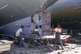 EGYPT-DAMIETTA-SHIPBUILDING