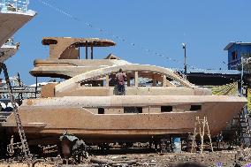 EGYPT-DAMIETTA-SHIPBUILDING