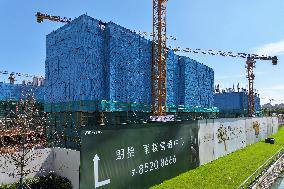 China Vanke Building Under Construction in Nanjing