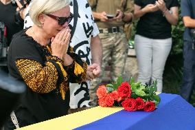 Funeral ceremony of Mi-8 helicopter crews in Poltava