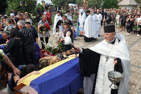 Funeral ceremony of Mi-8 helicopter crews in Poltava