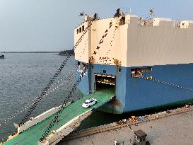 Vehicles Export in Lianyungang Port