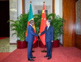 CHINA-BEIJING-ZHAO LEJI-BENIN-PRESIDENT-MEETING (CN)