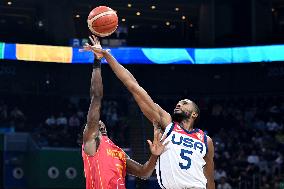 (SP)PHILIPPINES-MANILA-BASKETBALL-FIBA WORLD CUP-SECOND ROUND-USA VS MNE