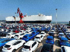 Vehicles Export in Lianyungang Port