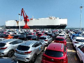 Vehicles Export in Lianyungang Port