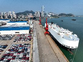Vehicles Export in Lianyungang Port