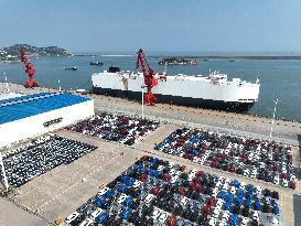 Vehicles Export in Lianyungang Port