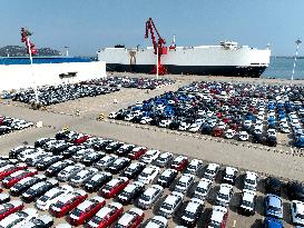 Vehicles Export in Lianyungang Port