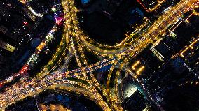 Saihong Overpass in Nanjing