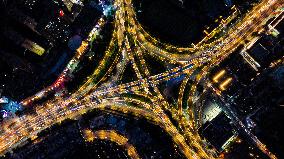 Saihong Overpass in Nanjing