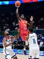 (SP)PHILIPPINES-MANILA-BASKETBALL-FIBA WORLD CUP-SECOND ROUND-USA VS MNE