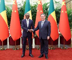 CHINA-BEIJING-LI QIANG-BENINESE PRESIDENT-MEETING (CN)